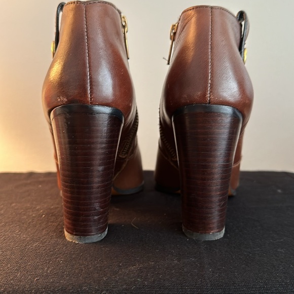 Coach booties. Size 7.5. Chestnut color. - Picture 7 of 11